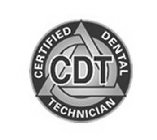 CDT CERTIFIED DENTAL TECHNICIAN