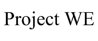 PROJECT WE