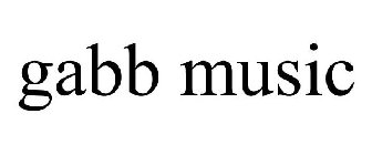 GABB MUSIC