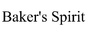BAKER'S SPIRIT