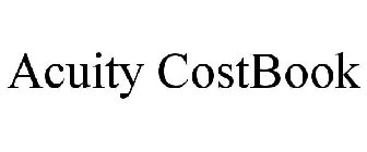 ACUITY COSTBOOK
