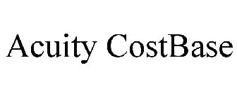 ACUITY COSTBASE