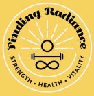 FINDING RADIANCE STRENGTH · HEALTH · VITALITY