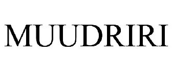 MUUDRIRI