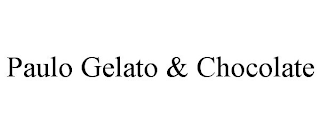 PAULO GELATO & CHOCOLATE