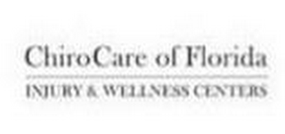 CHIROCARE OF FLORIDA INJURY & WELLNESS CENTERS