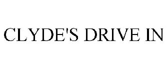CLYDE'S DRIVE IN