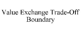 VALUE EXCHANGE TRADE-OFF BOUNDARY