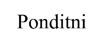 PONDITNI
