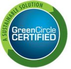 GREENCIRCLE CERTIFIED A SUSTAINABLE SOLUTIONTION