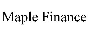 MAPLE FINANCE