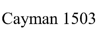 CAYMAN 1503