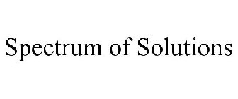 SPECTRUM OF SOLUTIONS
