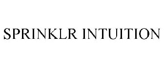 SPRINKLR INTUITION