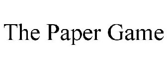 THE PAPER GAME