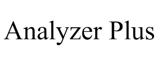 ANALYZER PLUS