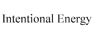 INTENTIONAL ENERGY