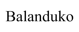BALANDUKO