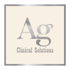 AG CLINICAL SOLUTIONS