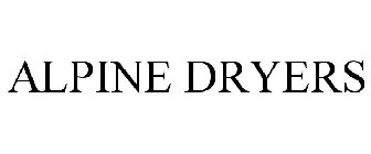 ALPINE DRYERS