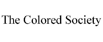 THE COLORED SOCIETY