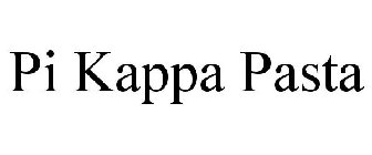 PI KAPPA PASTA