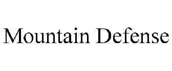MOUNTAIN DEFENSE