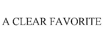 A CLEAR FAVORITE