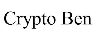 CRYPTO BEN