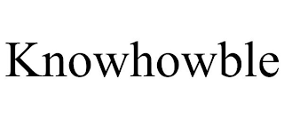 KNOWHOWBLE