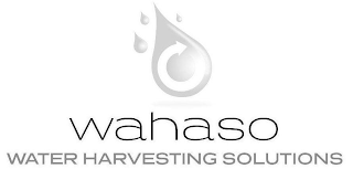 WAHASO WATER HARVESTING SOLUTION