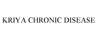 KRIYA CHRONIC DISEASE