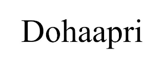 DOHAAPRI