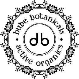 DB BUBE BOTANICALS ACTIVE ORGANICS