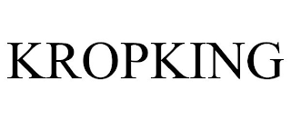 KROPKING