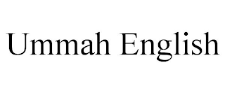 UMMAH ENGLISH