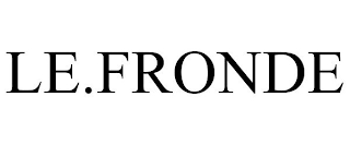 LE.FRONDE