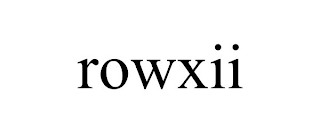 ROWXII