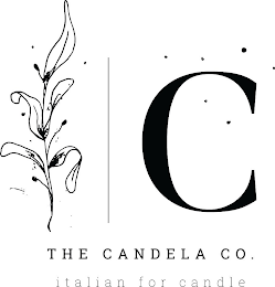 C THE CANDELA CO. ITALIAN FOR CANDLE