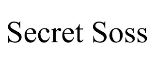 SECRET SOSS