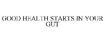 GOOD HEALTH STARTS IN YOUR GUT
