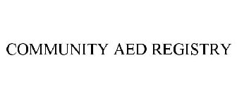 COMMUNITY AED REGISTRY
