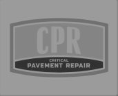 CPR CRITICAL PAVEMENT REPAIR