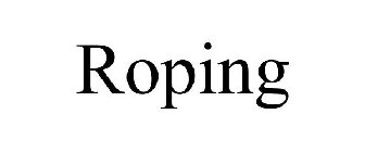 ROPING