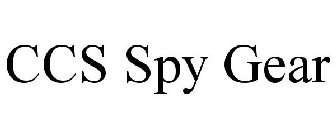 CCS SPY GEAR