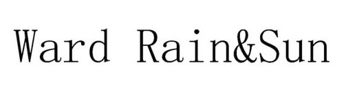 WARD RAIN&SUN