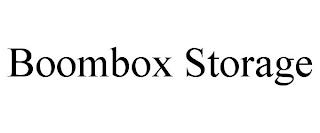 BOOMBOX STORAGE