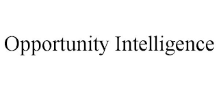 OPPORTUNITY INTELLIGENCE