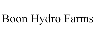 BOON HYDRO FARMS