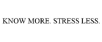 KNOW MORE. STRESS LESS.